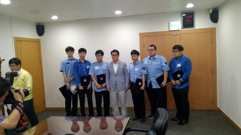 동명사회복무요원 관악구청장님 표창수여