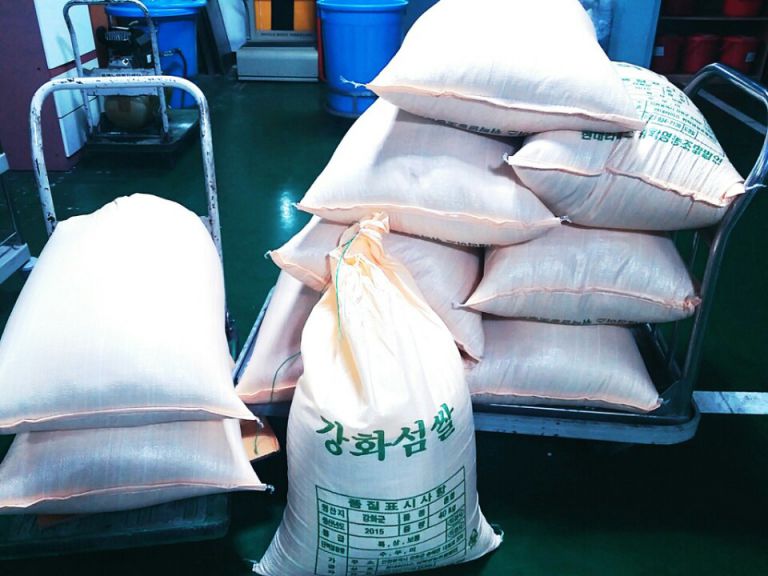 진정○ 어르신 보호자 조은○님 강화쌀 40kg 10포대 후원